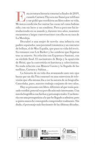 la baronesa. una vida de novela (ficción)