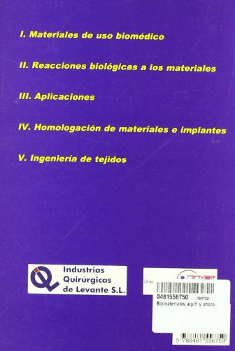 Biomateriales aquí y ahora (SIN COLECCION)