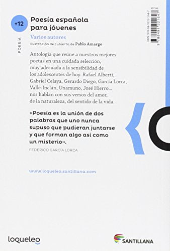 poesía española para jóvenes (serie azul(+12))