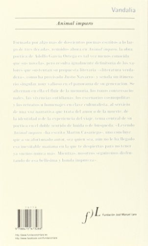 Animal impuro (Poemas reunidos): 1 (VANDALIA)
