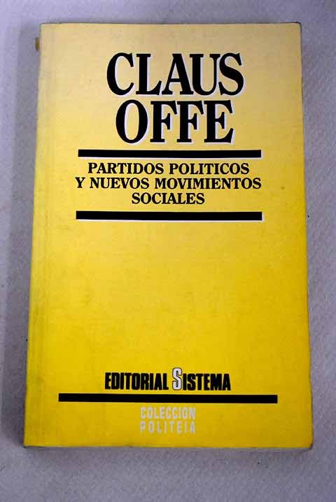 partidos politicos y nuevos movimientos sociales