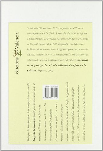 ELOGI DE LA MEMORIA (SIN COLECCION)