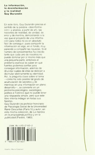 La información, la desinformación, la realidad