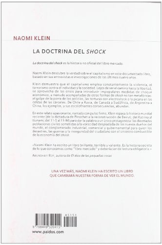 la doctrina del shock: el auge del capitalismo del desastre: 151 (estado y sociedad)