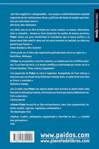 la tabla rasa: la negación moderna de la naturaleza humana (transiciones)