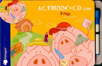 3 piggy actibook