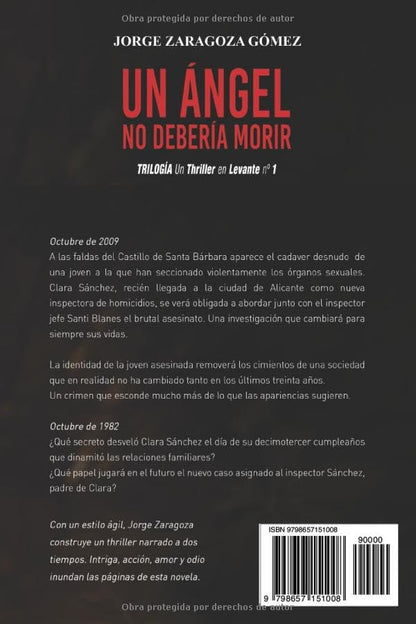 Un ángel no debería morir: (novela negra adictiva ambientada en Alicante): 1 (EL PASADO SIEMPRE VUELVE)