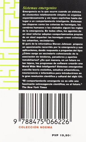 sistemas emergentes: o qué tienen en común hormigas, neuronas, ciudades y software (noema)