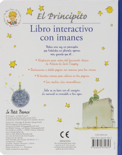El Principito. Libro Interactivo Con Imanes