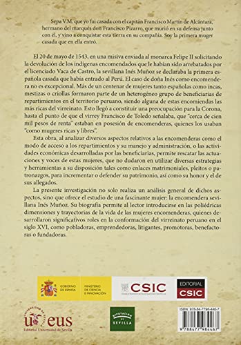 "Mujeres ricas y libres". Mujer y poder: Inés Muñoz y las encomenderas en el Perú (s. XVI): Mujer y poder: Inés Muñoz y las encomenderas en el Perú (s. XVI): 45 (Nuestra América)