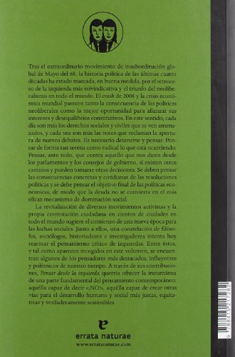 Pensar Desde La Izquierda - 2ª Edición: Mapa del pensamiento crítico para un tiempo de crisis (La muchacha de dos cabezas)