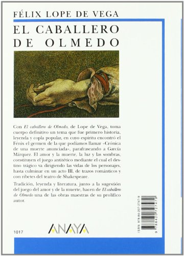el caballero de olmedo (clásicos - biblioteca didáctica anaya)