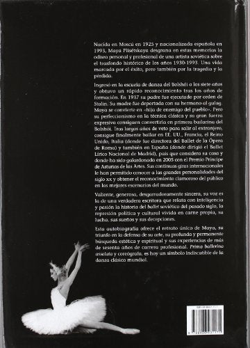 yo, maya plisétskaya (la mujer en la historia)