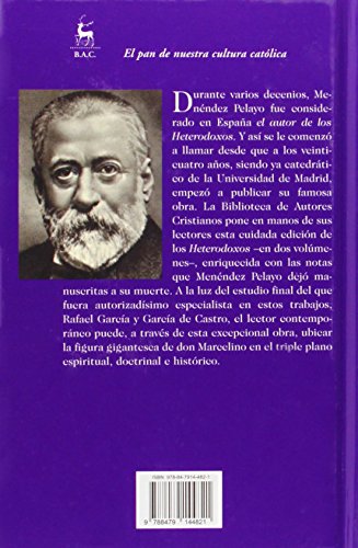 historia de los heterodoxos españoles. ii: protestantismo y sectas místicas. regalismo y enciclopedia. heterodoxia en el siglo xix: 2 (normal)