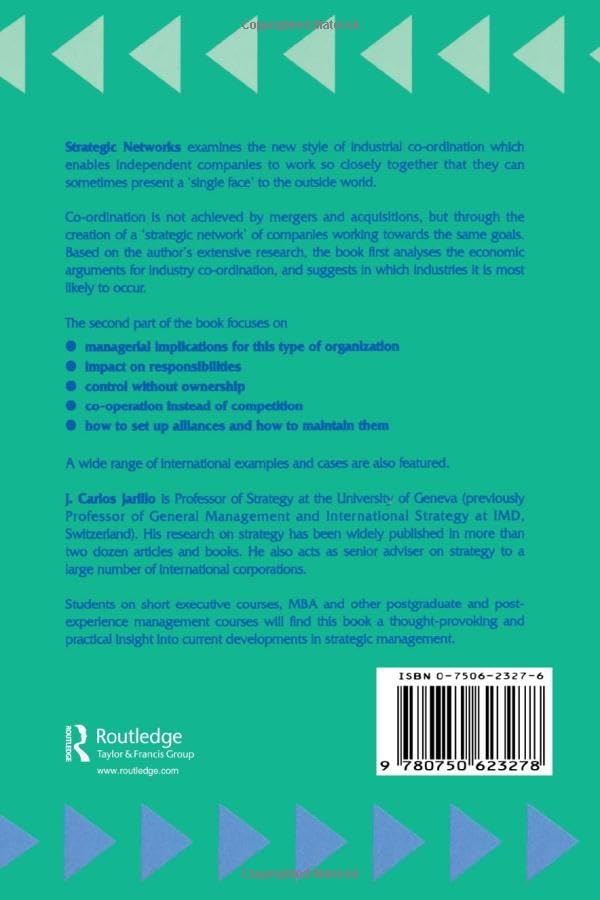 strategic networks: creating the borderless organization