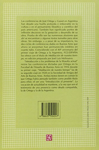 meditacion de nuestro tiempo: las conferencias de buenos aires, 1916 y 1928 (sin coleccion)