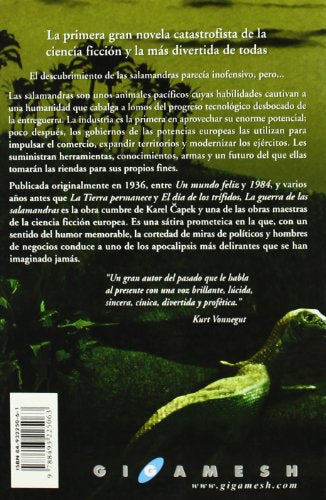 la guerra de las salamandras: 16 (gigamesh ficción)