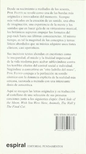 canciones de pink floyd: 106 (espiral / canciones)