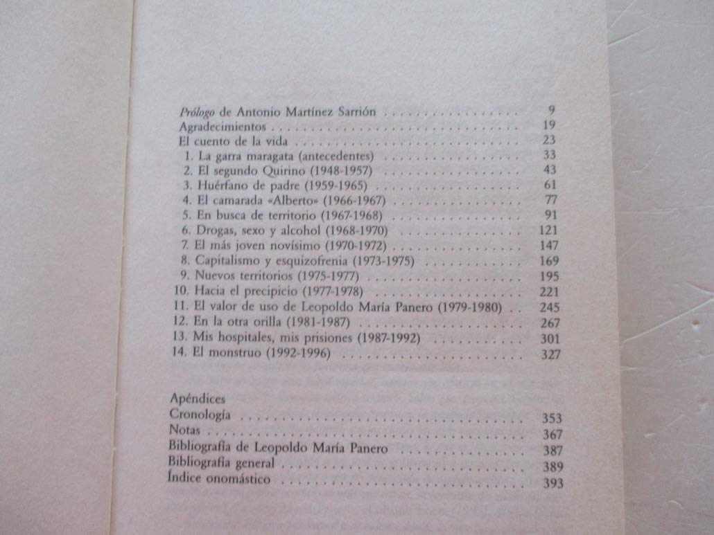 el contorno del abismo: vida y leyenda de leopoldo maria panero: 371 (andanzas)