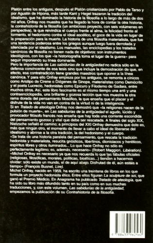 Las sabidurías de la antigüedad: Contrahistoria de la filosofía, I: 361 (Argumentos)