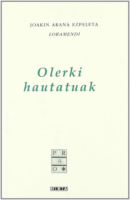 Olerki Hautatuak (Parnasoa)