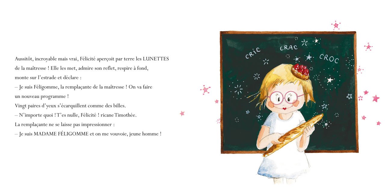 la fée baguette remplace la maîtresse