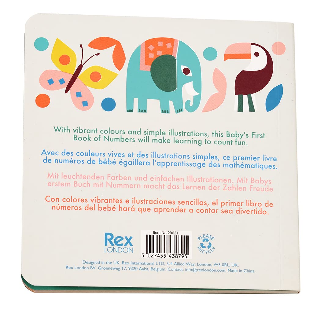 el primer libro de números del bebé wild wonders