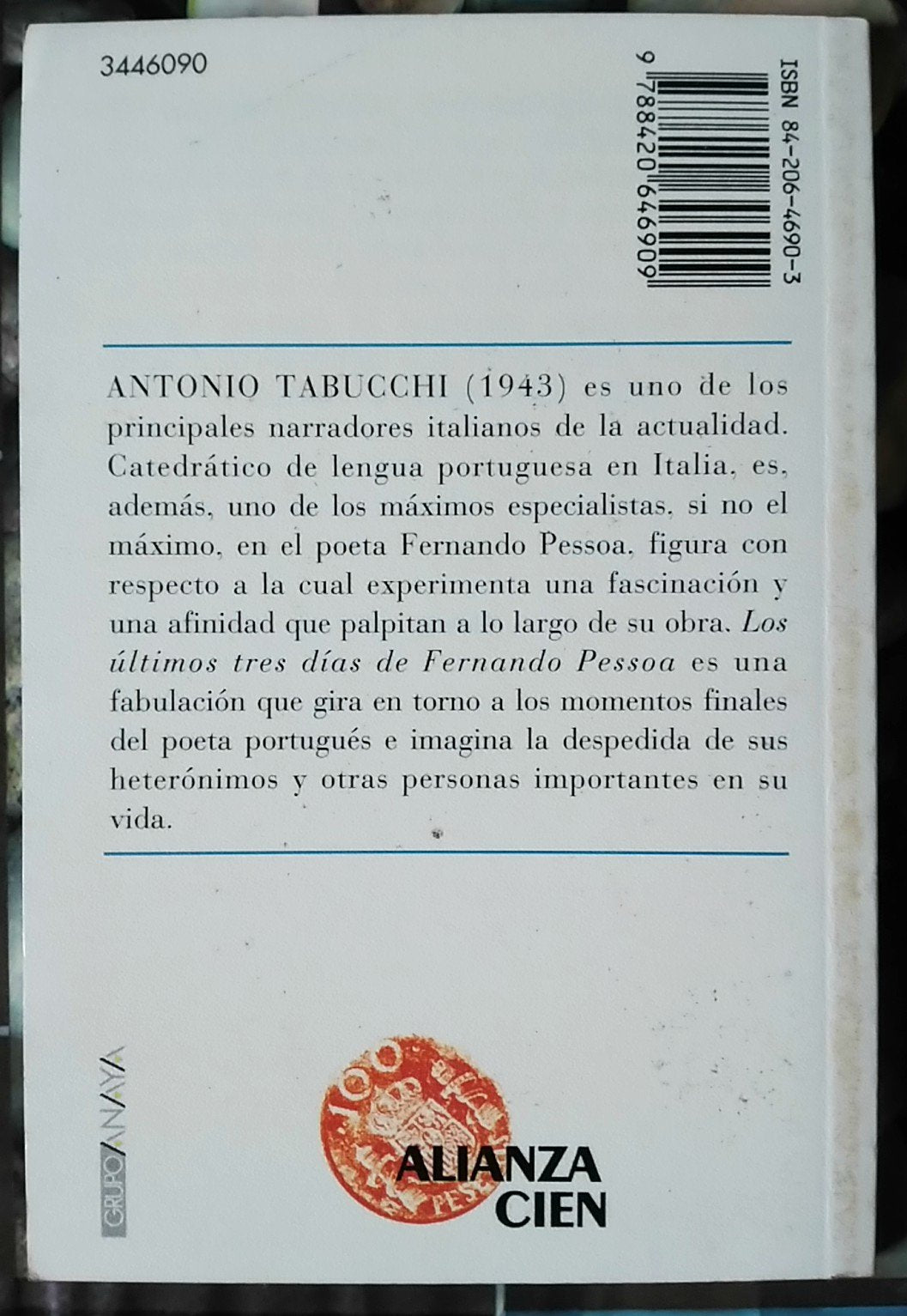 ultimos tres dias de fernando pessoa, los
