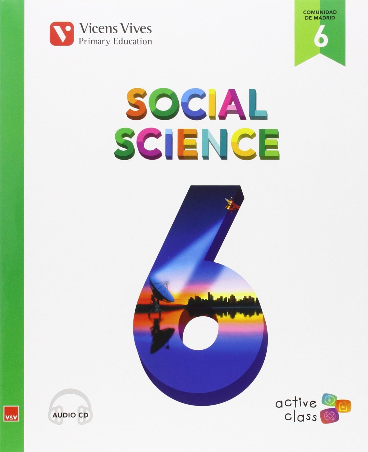 social science 6 madrid + cd (active class) - 9788468229102