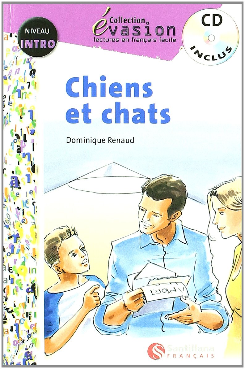evasion niveau intro chiens et chats + cd (evasion lectures français) - 9788429408782