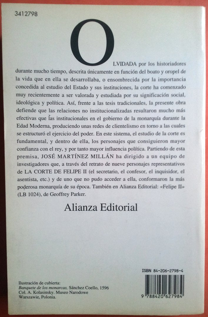 la corte de felipe ii (alianza universidad)