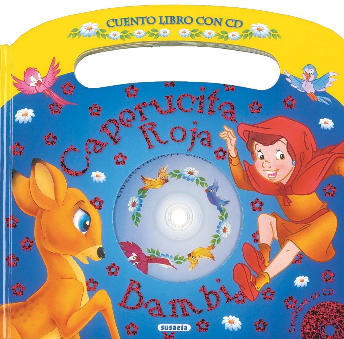 caperucita roja - bambi (cuento libro con cd)