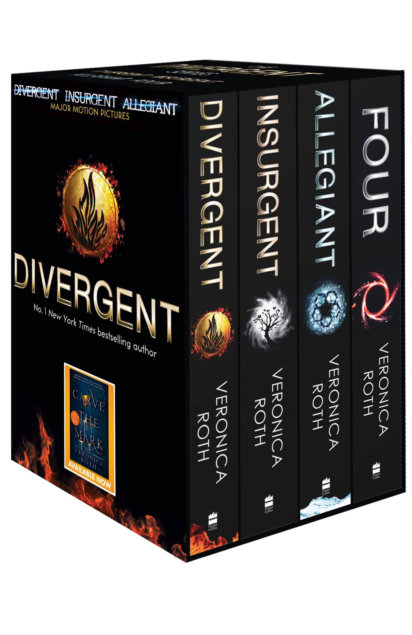 divergent series box set (books 1-4 plus world of divergent)