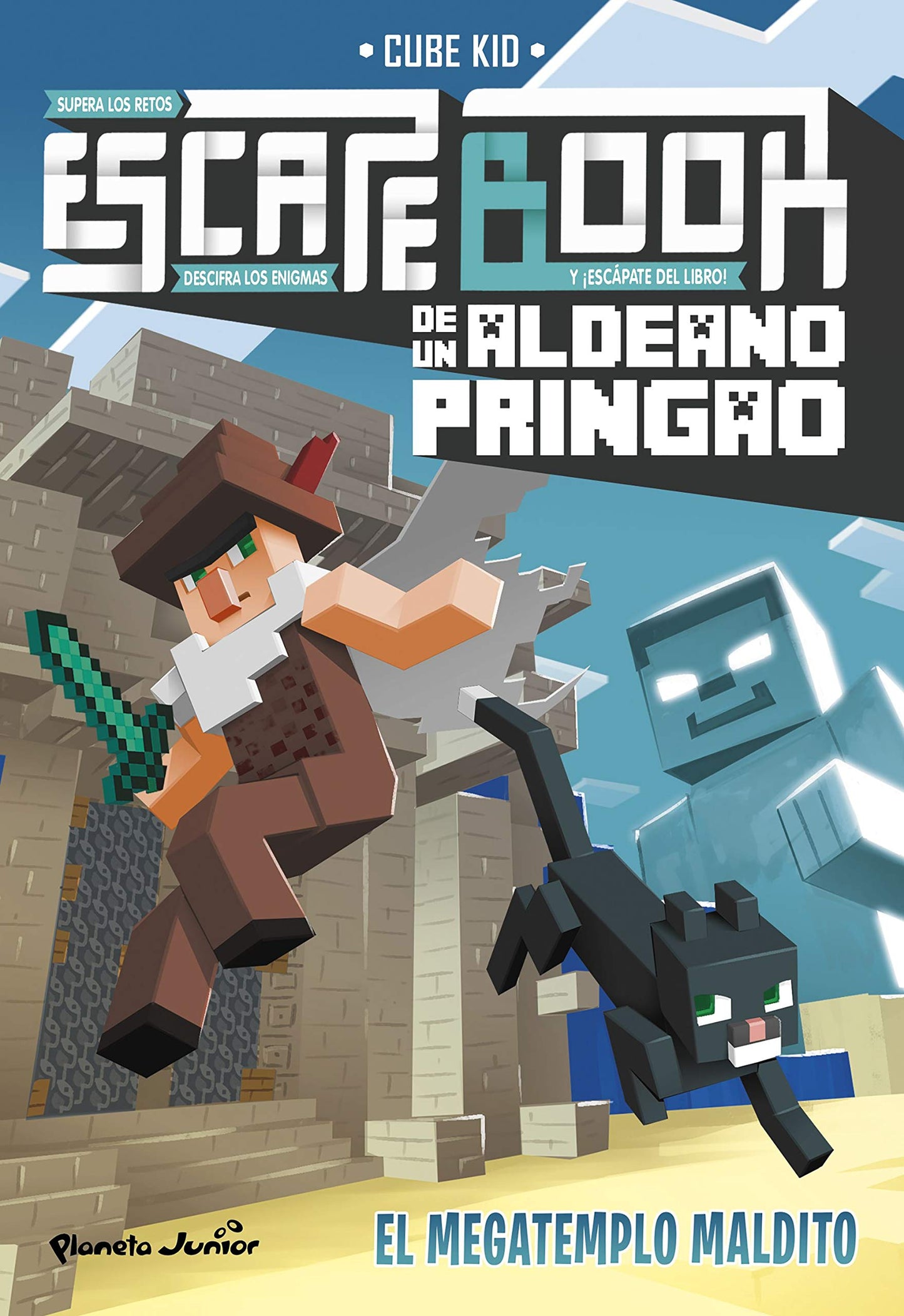 escape book de un aldeano pringao. el megatemplo maldito (minecraft)