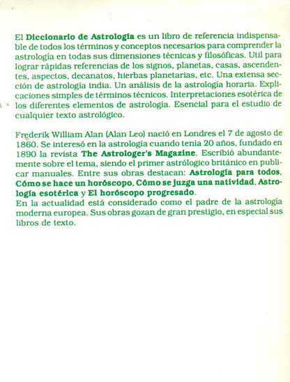 Diccionario de astrologia