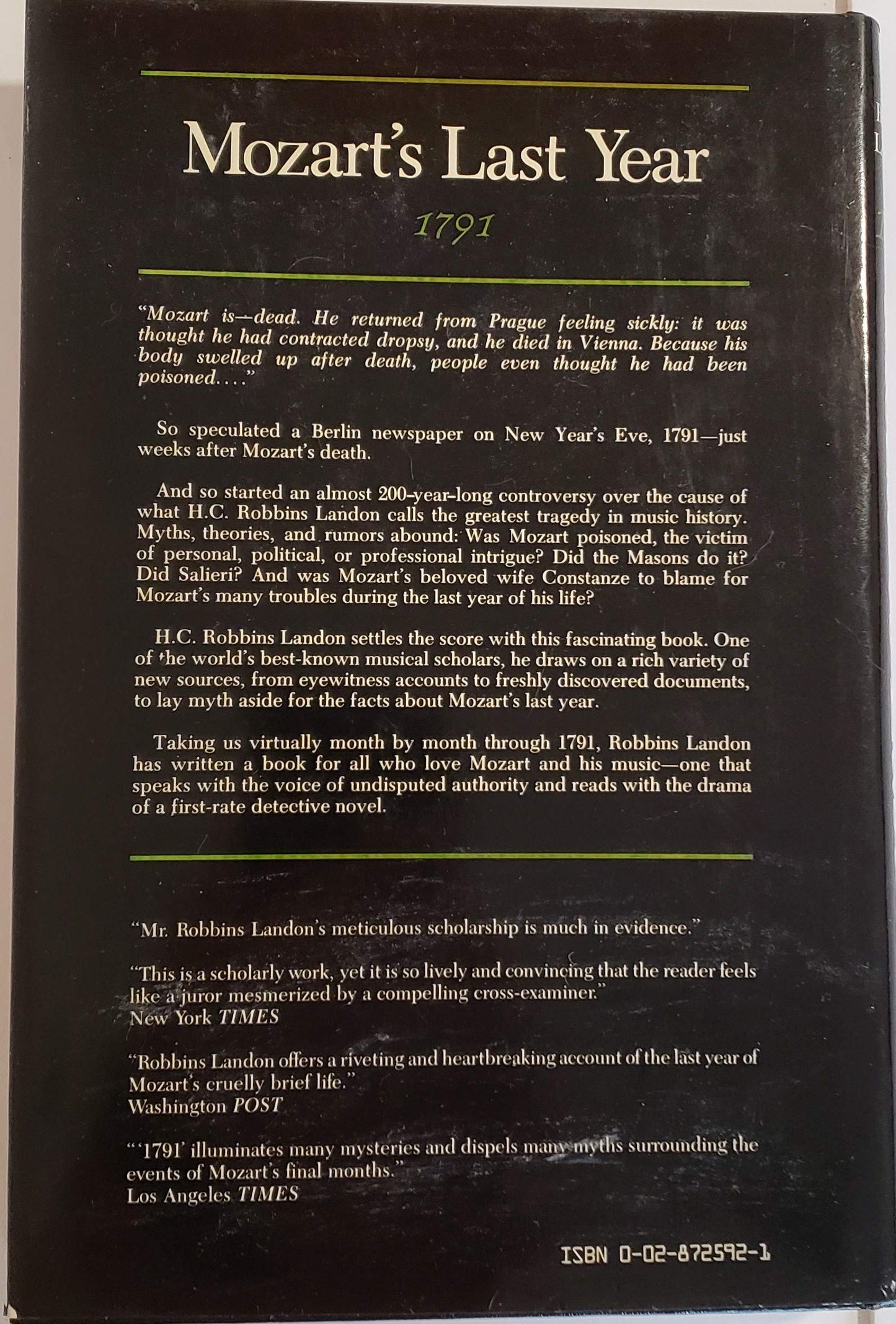 mozart's last year/1791