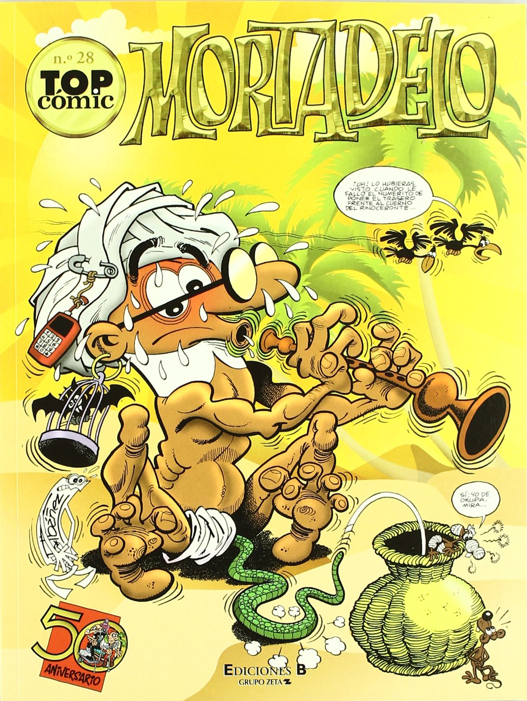 las vacas chaladas | ¡robots bestiajos! (top cómic mortadelo 28)