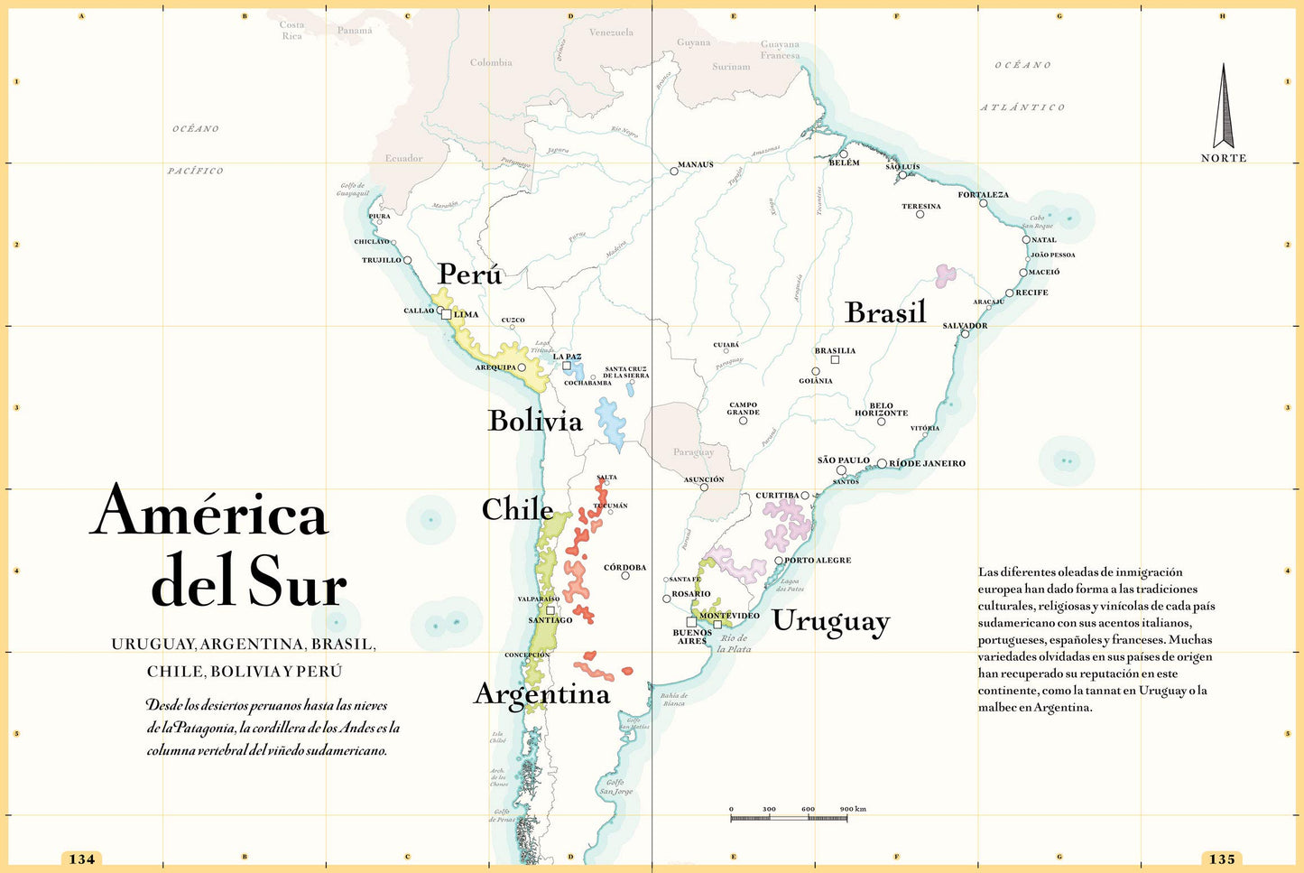 la carta de vinos, por favor: atlas de las regiones vinícolas del mundo