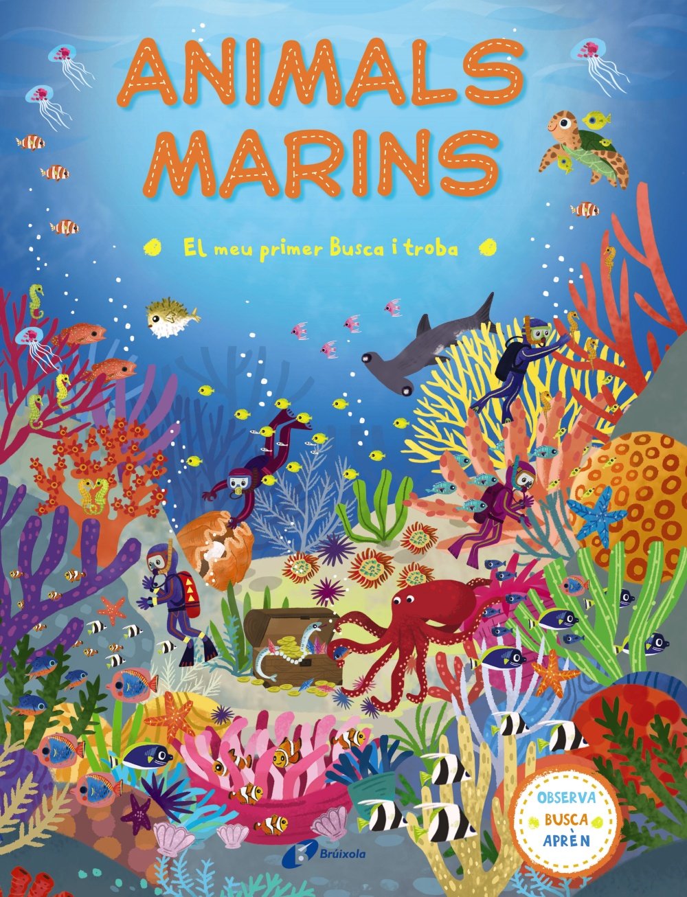 el meu primer busca i troba. animals marins (catalá - a partir de 3 anys - llibres didàctics - altres llibres)