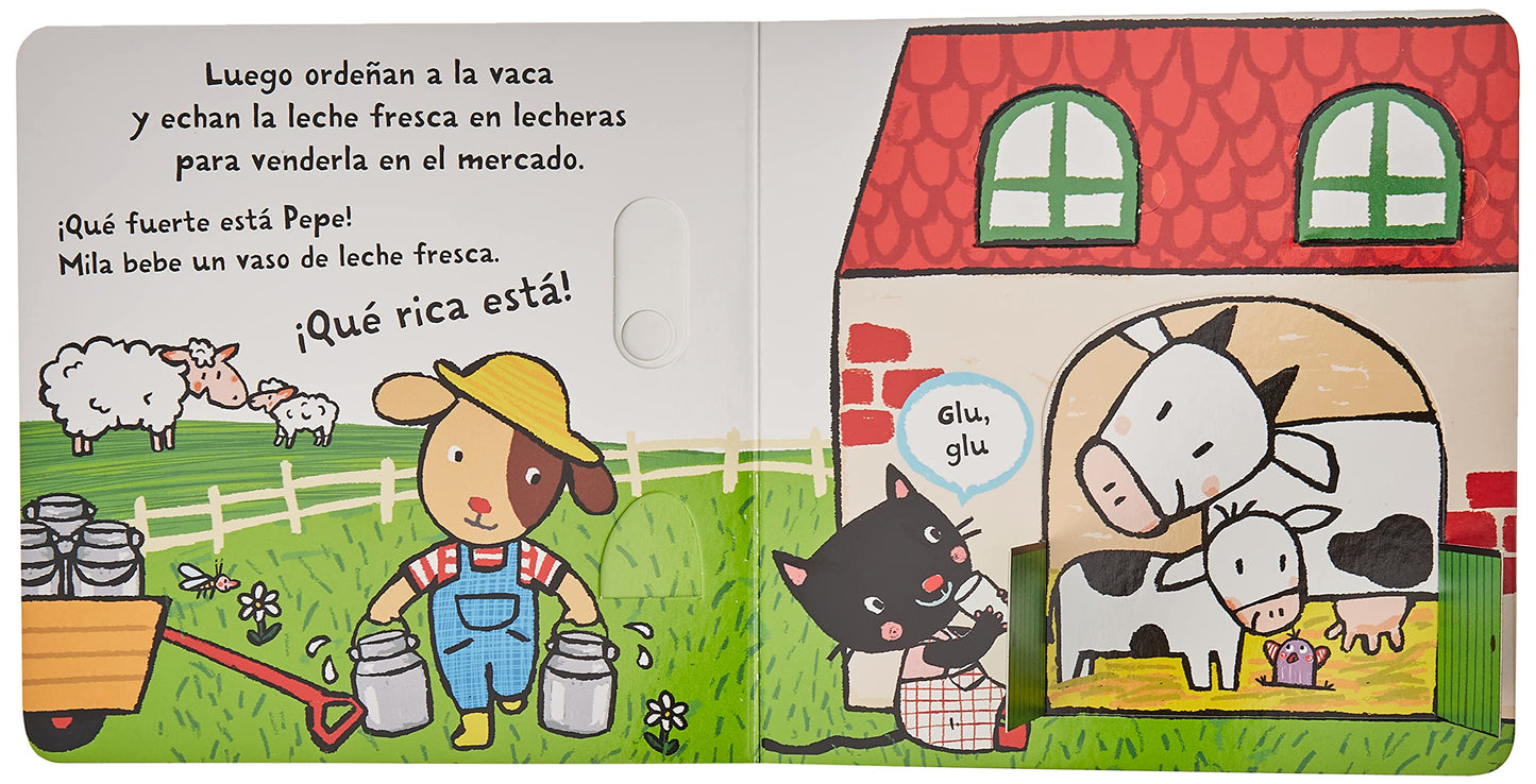 pepe y mila pasan el día en la granja