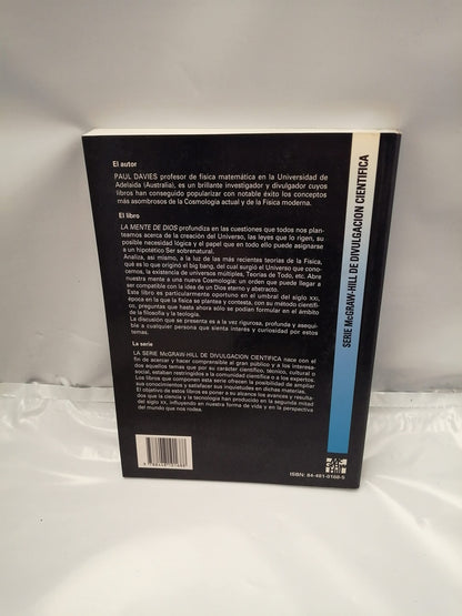 MENTE DE DIOS-DAVIES (SIN COLECCION)