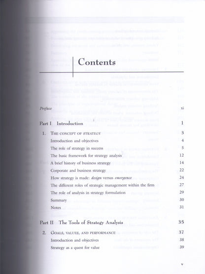 Contemporary strategy analysis