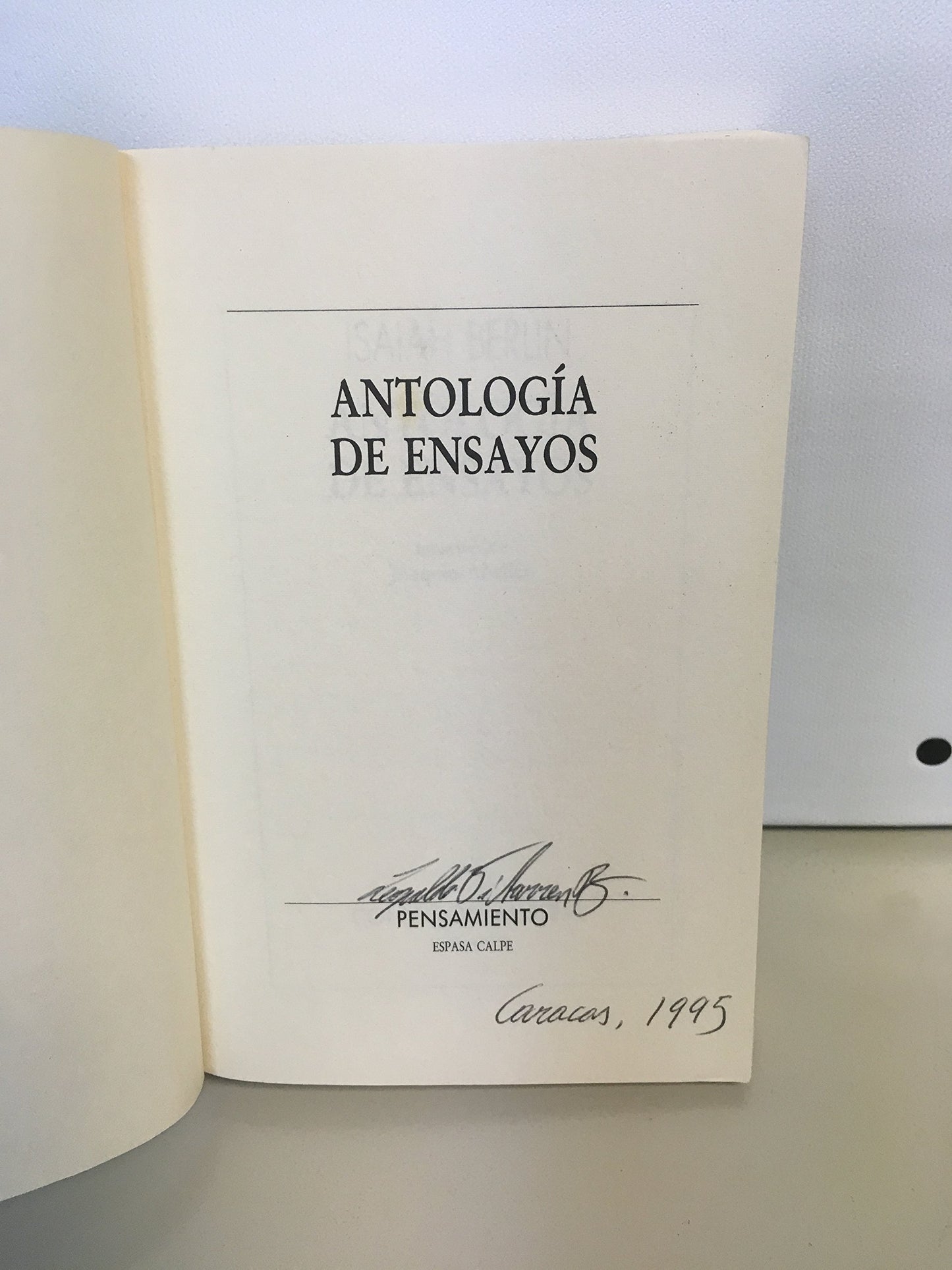antologia de ensayos (austral)
