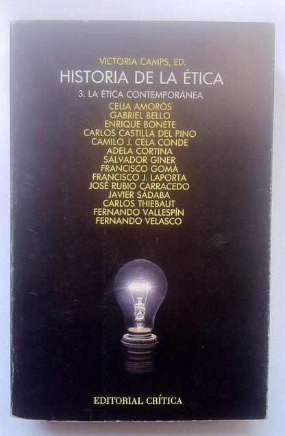 Historia de la etica.3.etica contemporanea