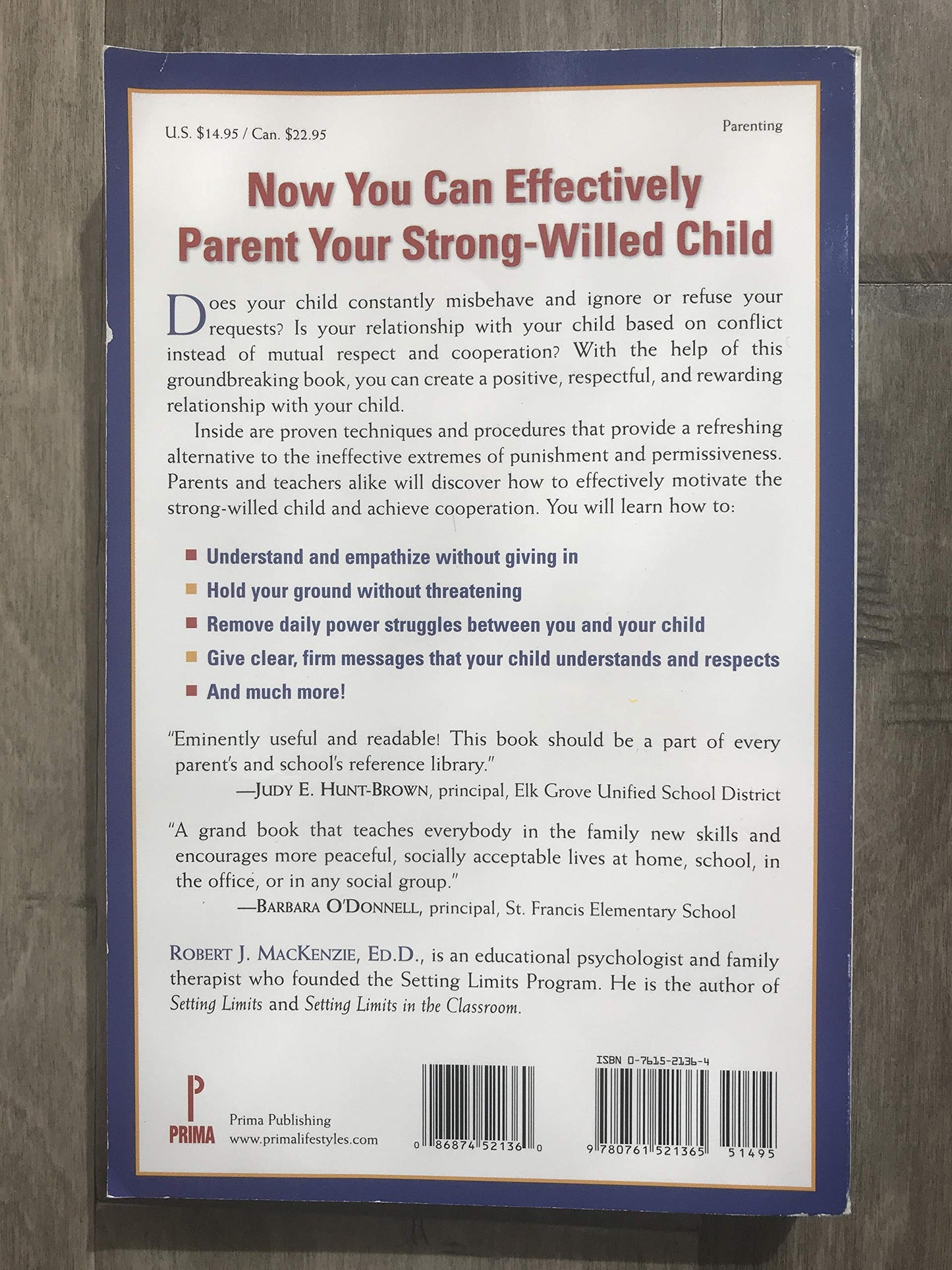 setting limits with your strong-willed child (setting limits series)